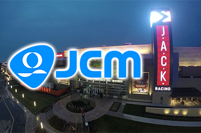 JCM установила самый длинный спортивный дисплей в Кливленде в Jack Thistledown Racino